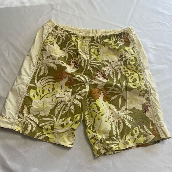 Tommy Bahama Hula Girl Swim Trunks Size Small - Picture 1 of 9